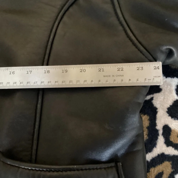 COPY - Hurricane Hawkins Heavy Duty Black Leather Jacket Size Large - Aviation - Picture 16 of 16